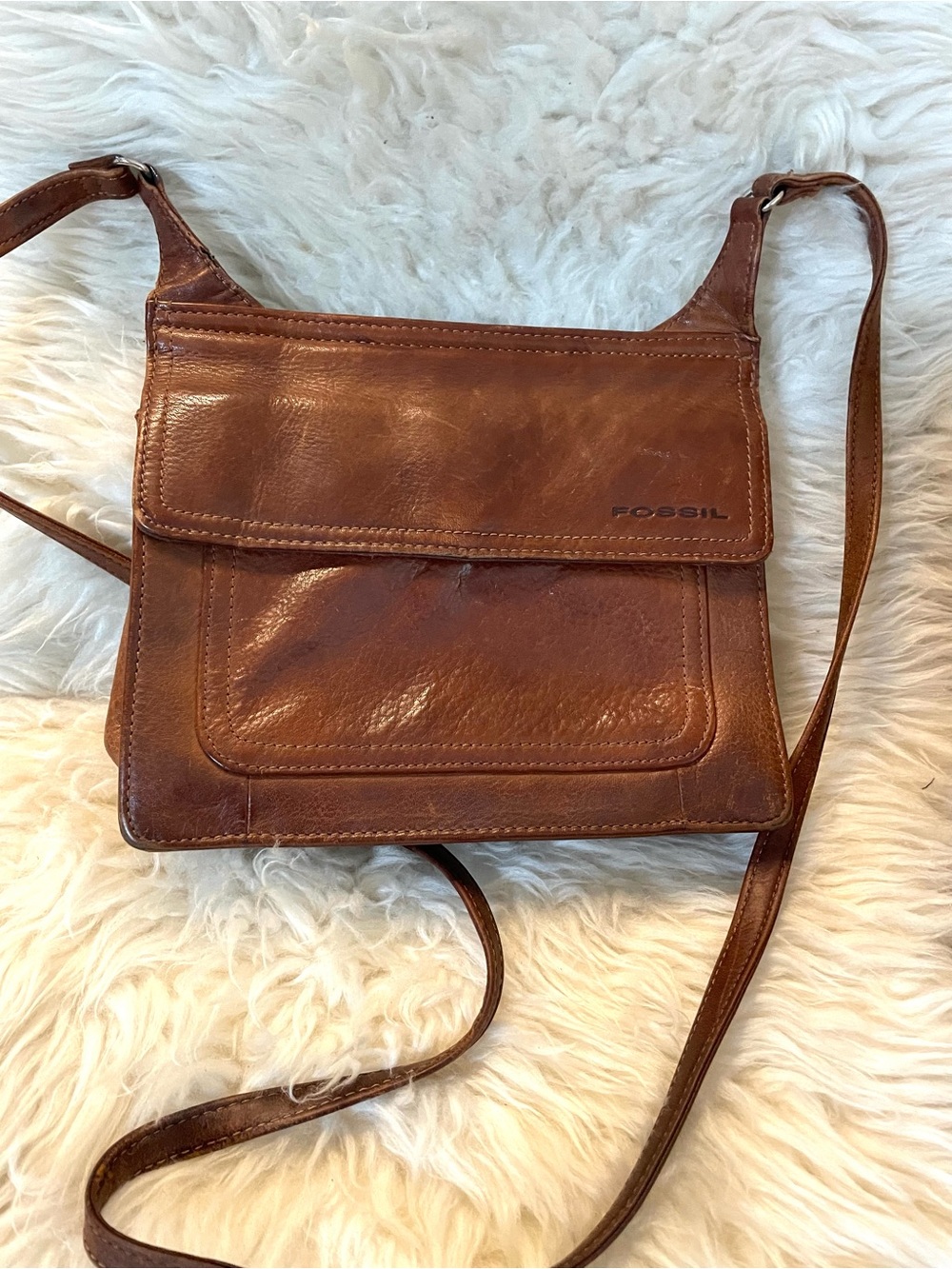 Vintage Fossil Crossbody Handbag